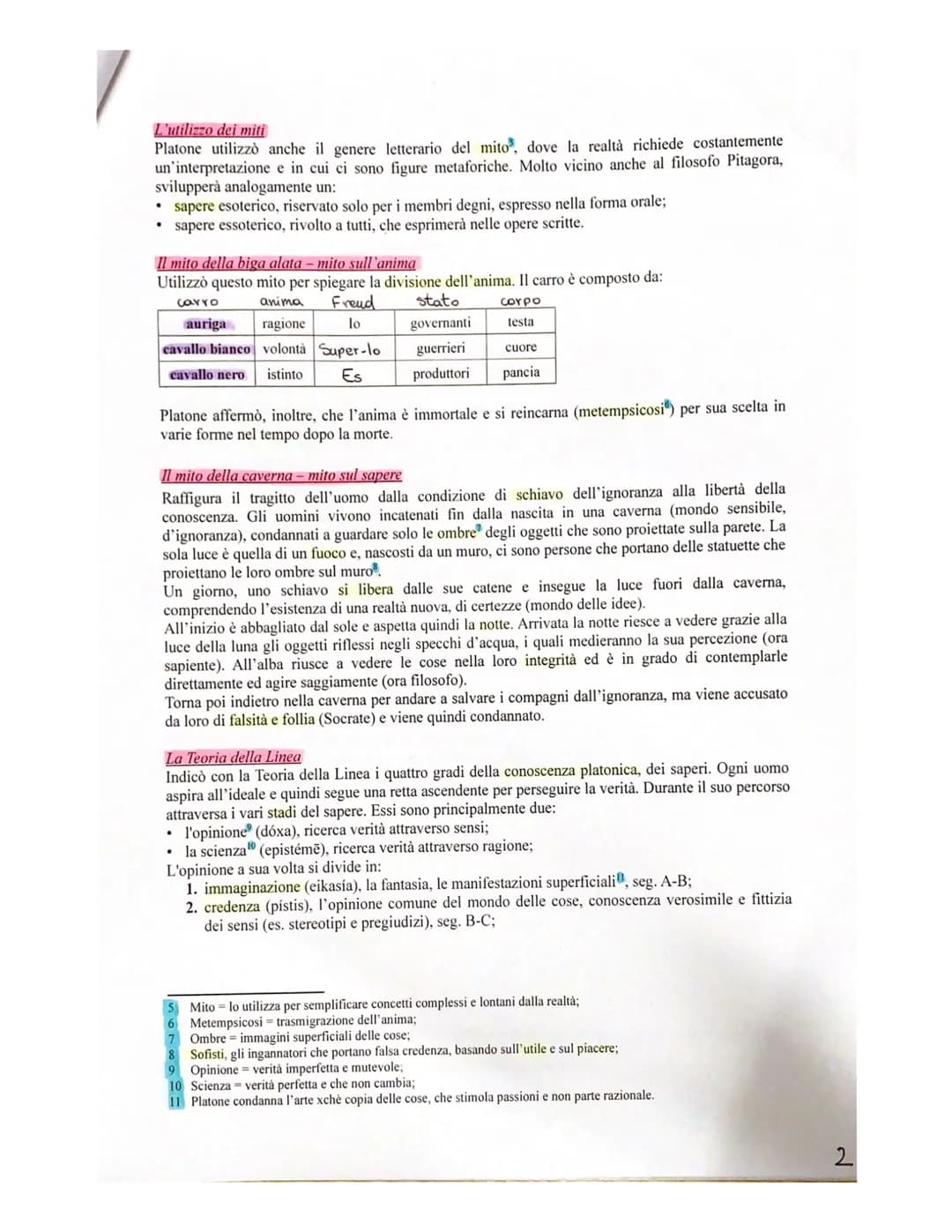 | Alice De Rosa
Appunti Filo
RS
EU
PMI
IM
PM
PP
PLATONE
(427-347 a.C.)
Vita e politica
Platone (Aristocle) è figlio di una famiglia aristocr