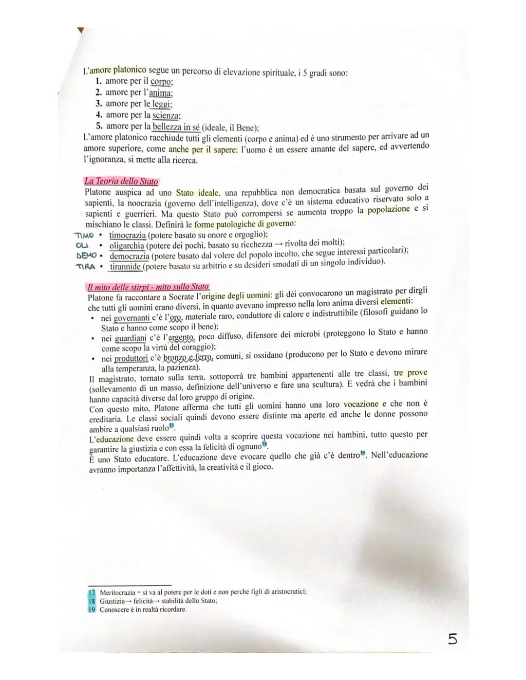 | Alice De Rosa
Appunti Filo
RS
EU
PMI
IM
PM
PP
PLATONE
(427-347 a.C.)
Vita e politica
Platone (Aristocle) è figlio di una famiglia aristocr