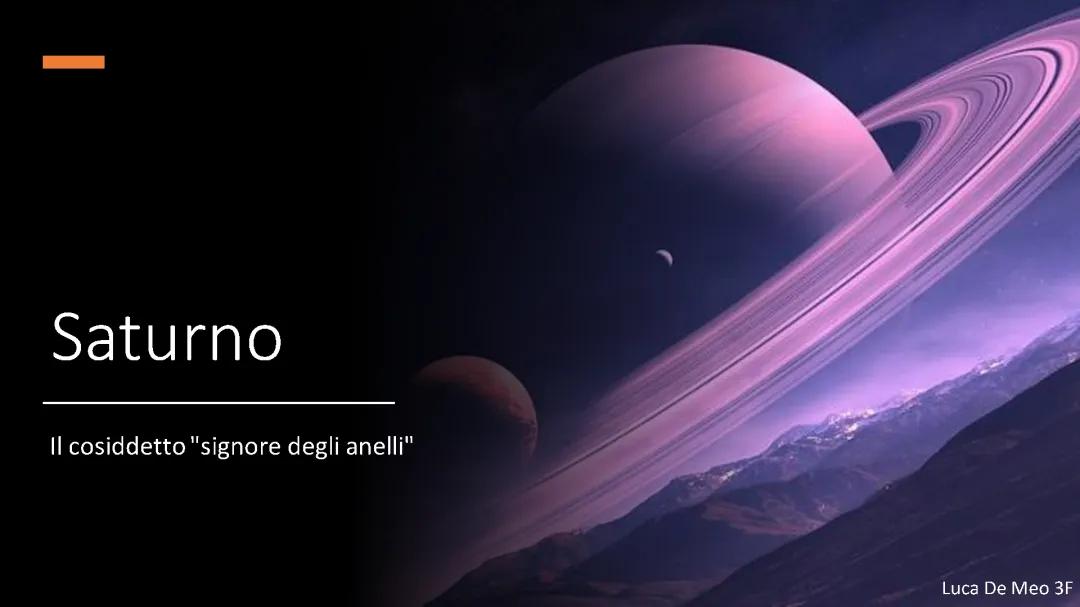 Saturno: Il Meraviglioso Pianeta degli Anelli