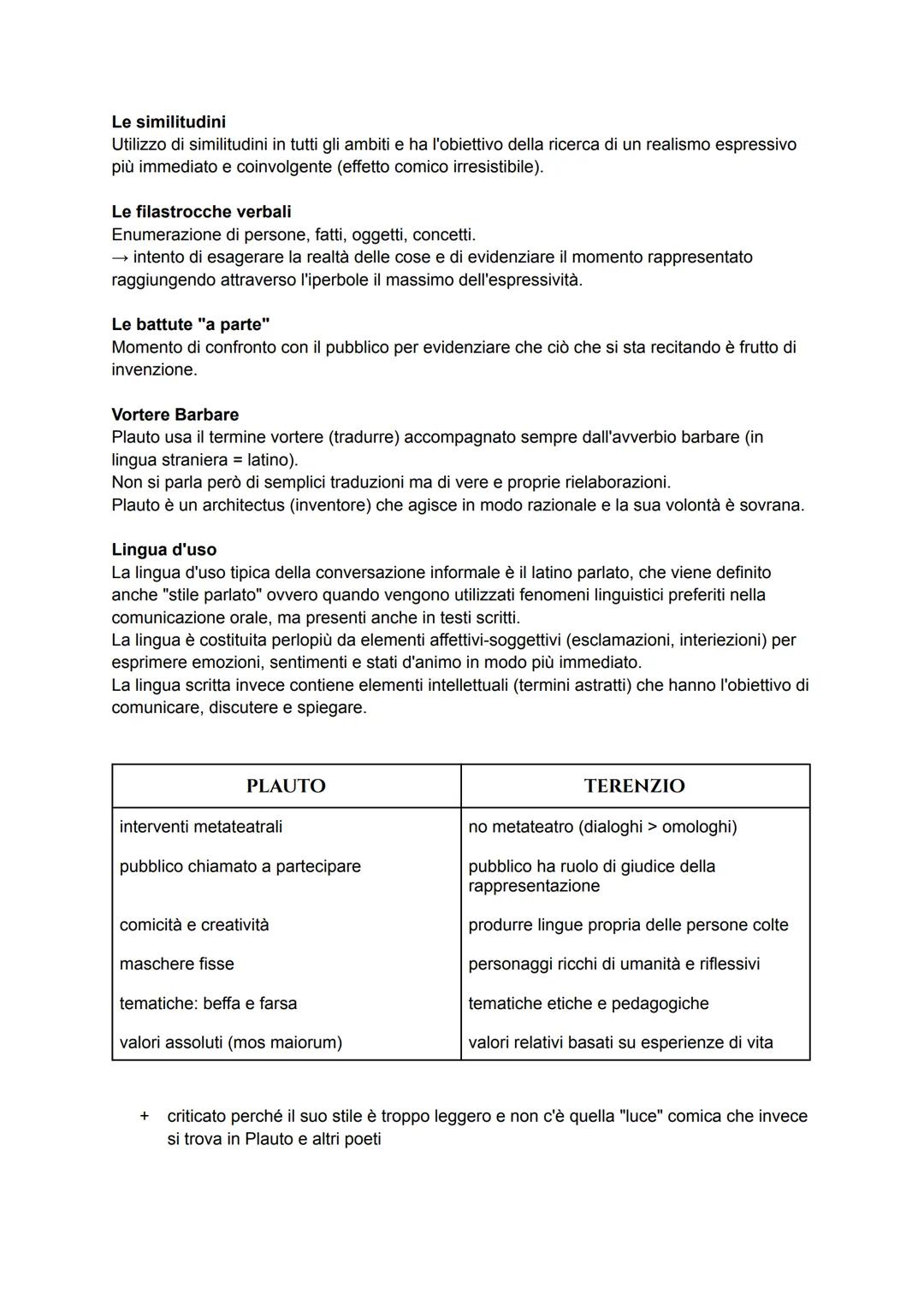 PLAUTO
Nasce a Sarsina nel 3 secolo, cittadina dell'attuale Romagna (non si conosce bene la vita).
La sua origine italica viene testimoniata