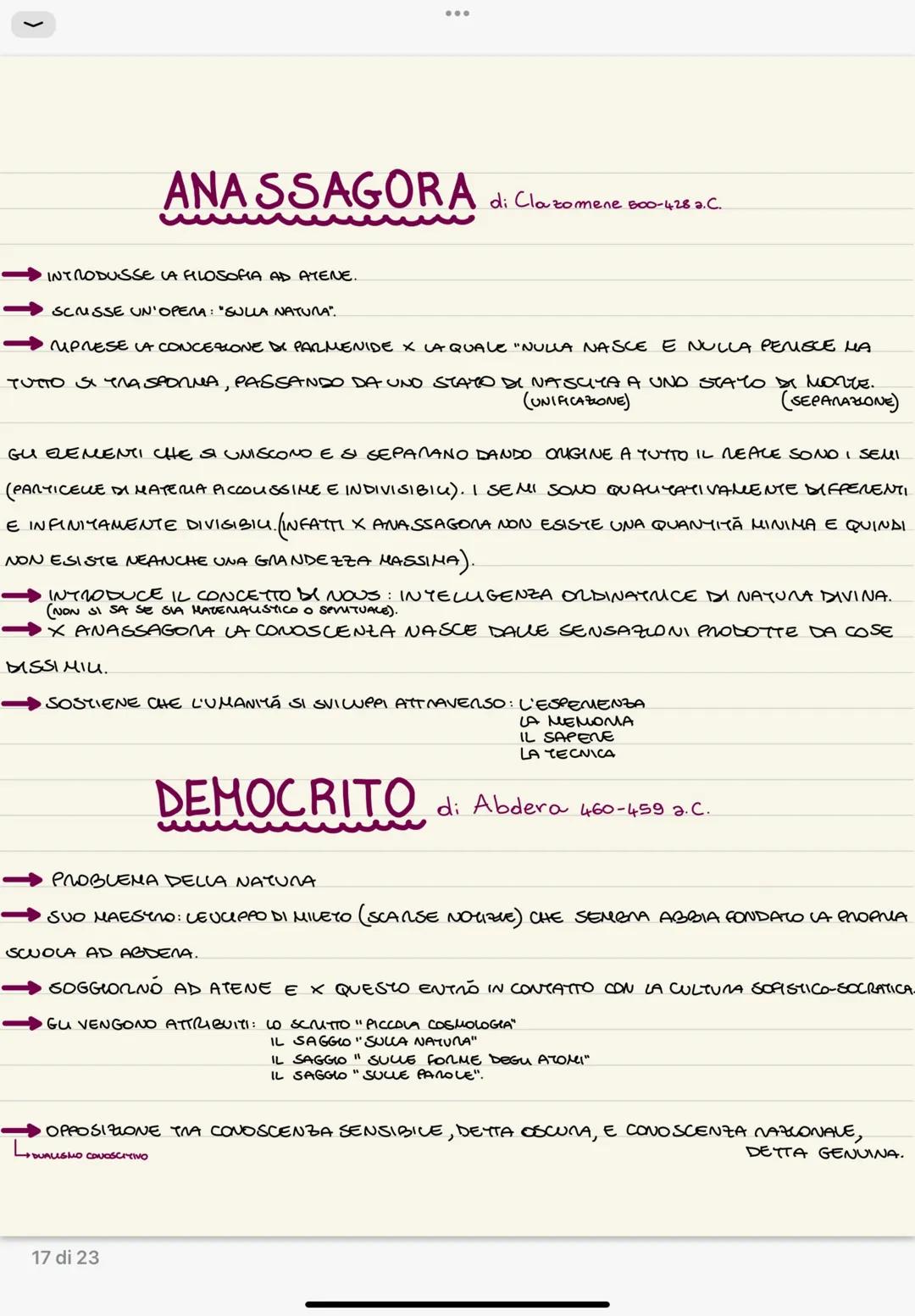 >
FISICI PLURALISTI
SI INTERESSANO AL PROBLEMA DELLA NATURA E LA LONO MIFLESSIONE PARTE DALLA CON=
TRAPPOSIZIONE INA:
ENACUTISMO ELEATISMO
(