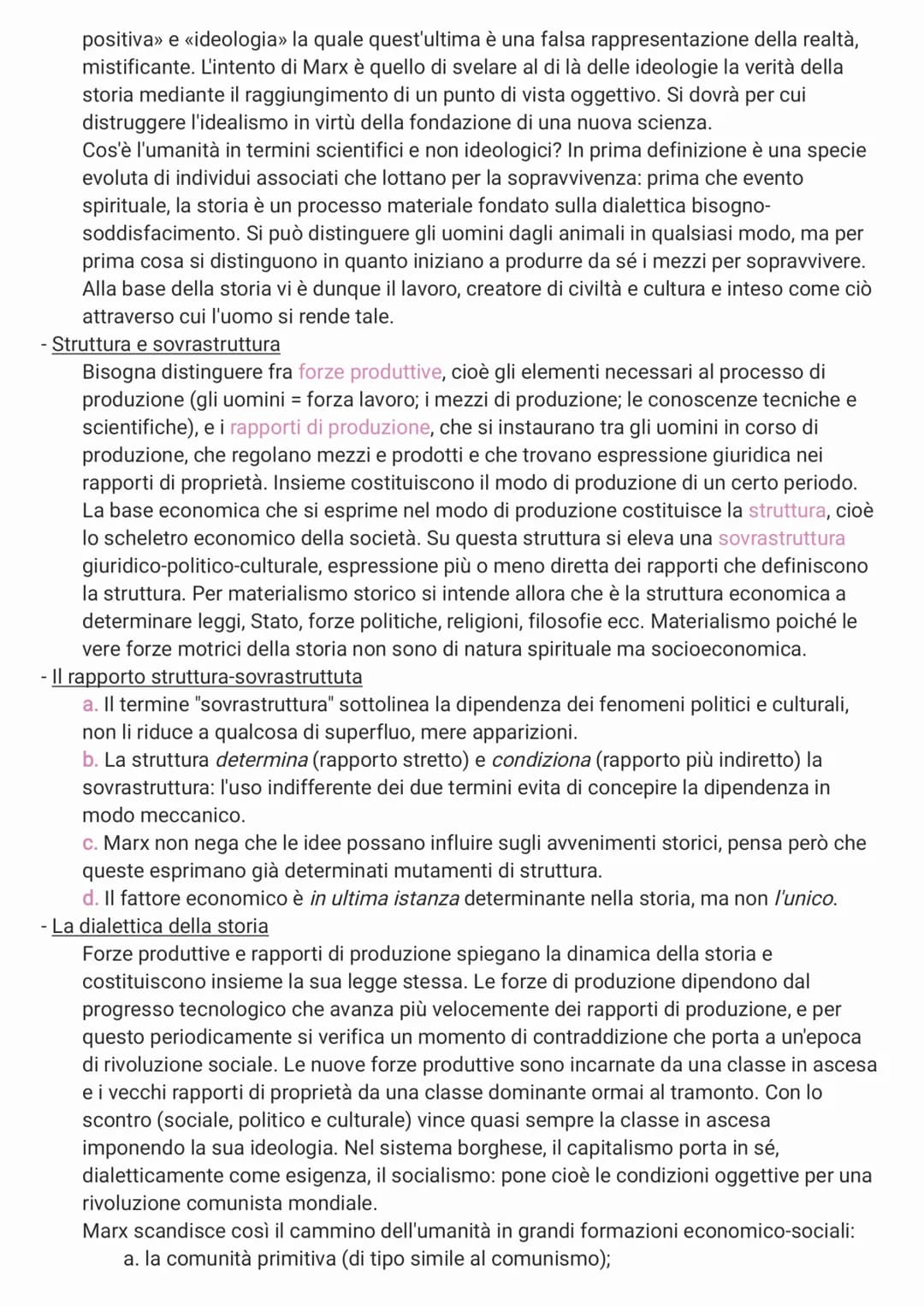 MARX
(1) Le caratteristiche generali del marxismo
Il marxismo non è riducibile alla dimensione puramente filosofica, sociologica o economica