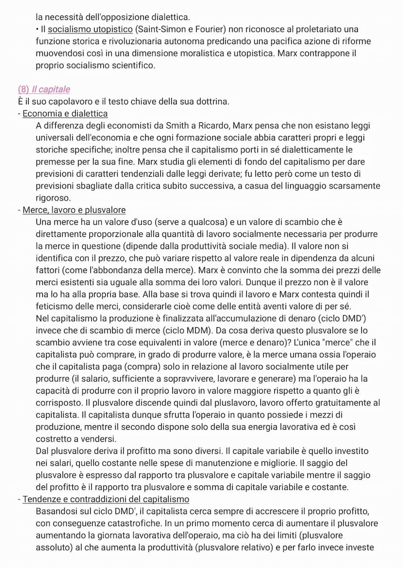 MARX
(1) Le caratteristiche generali del marxismo
Il marxismo non è riducibile alla dimensione puramente filosofica, sociologica o economica