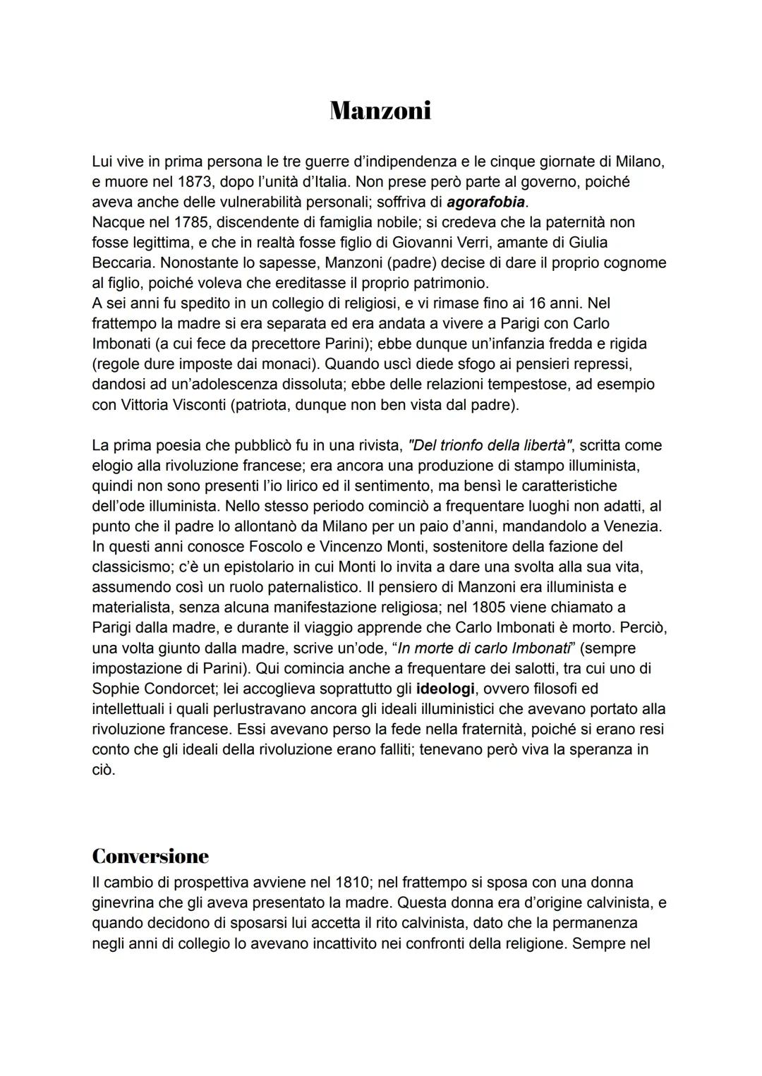 Manzoni e i Promessi Sposi