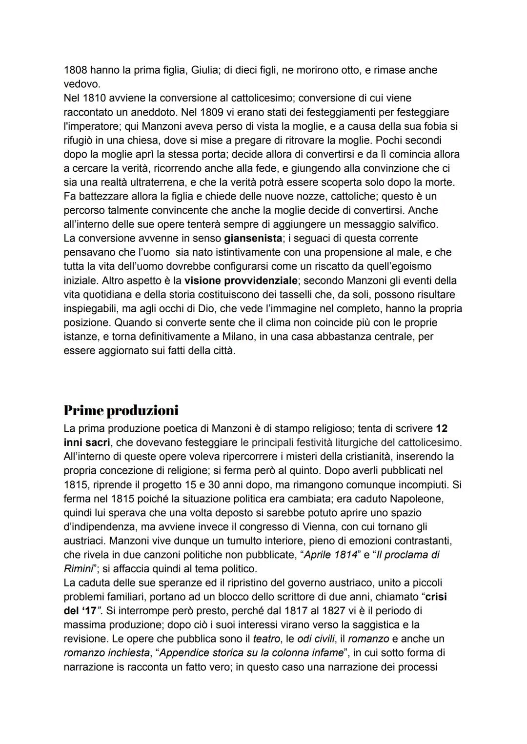 Manzoni
Lui vive in prima persona le tre guerre d'indipendenza e le cinque giornate di Milano,
e muore nel 1873, dopo l'unità d'Italia. Non 