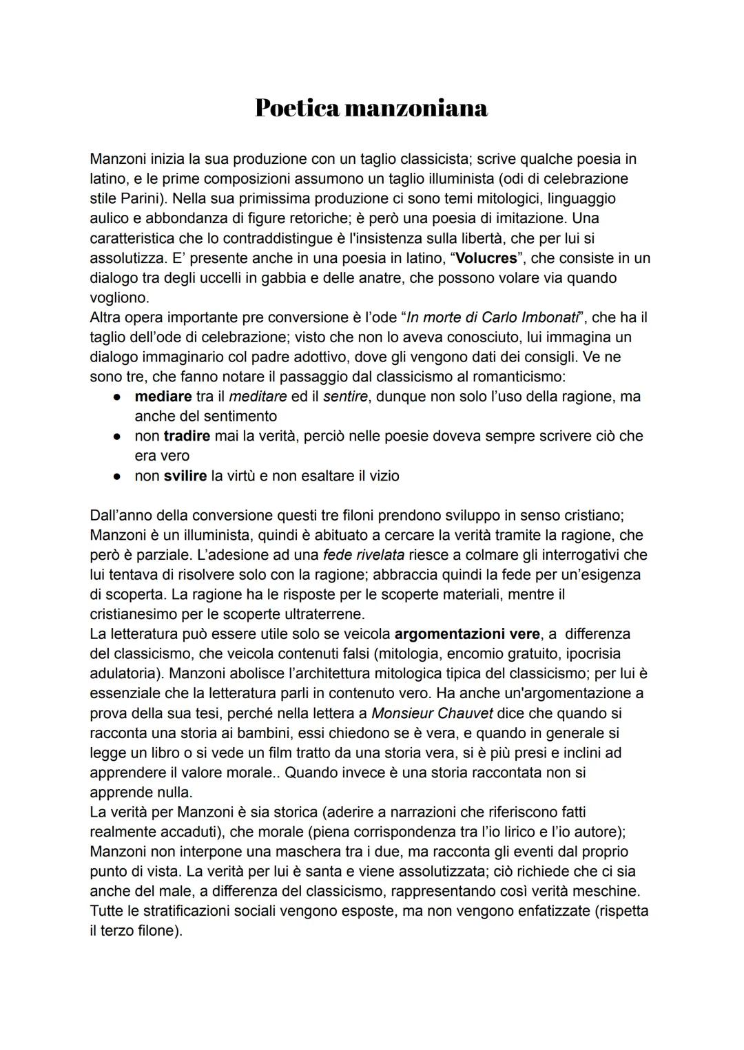Manzoni
Lui vive in prima persona le tre guerre d'indipendenza e le cinque giornate di Milano,
e muore nel 1873, dopo l'unità d'Italia. Non 