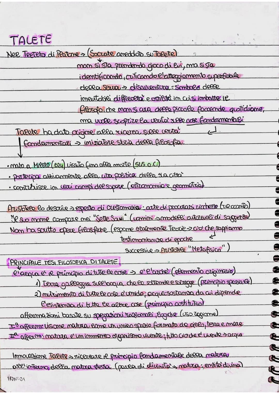 
<h2 id="chisonoifisicimonisti">Chi sono i fisici monisti</h2>
<p>Nella filosofia dell'Asia Minore (Ionia), sulla costa meridionale dell'Ege