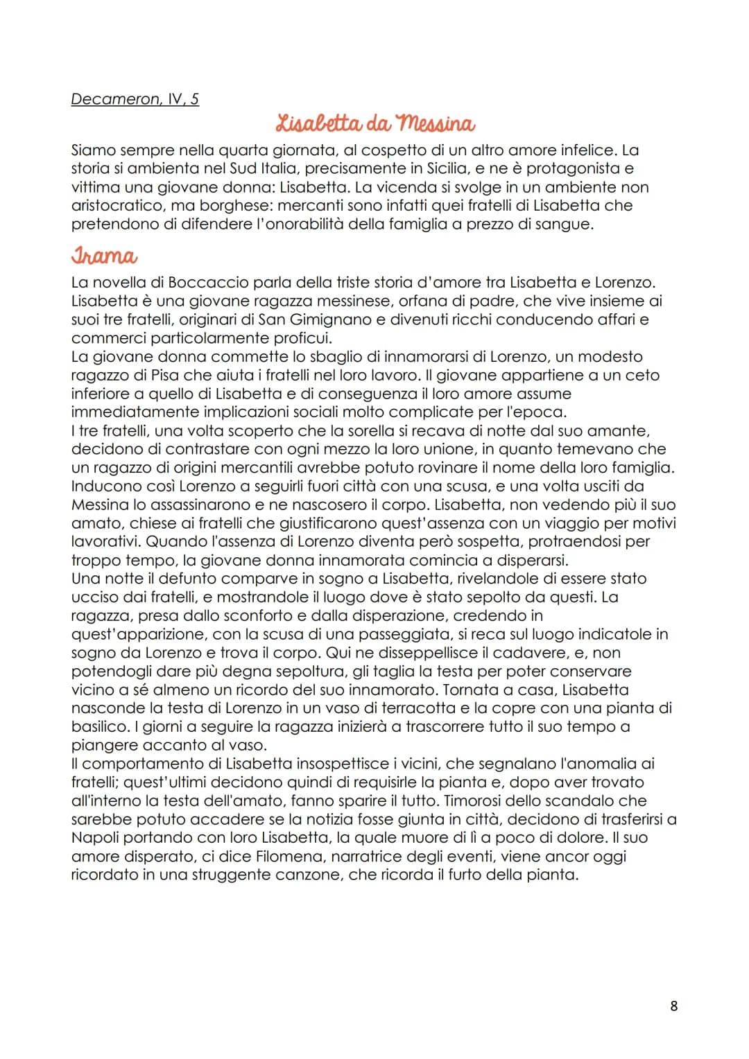 Boccaccio
1. La vita
Ira Firenze e Napoli
Insieme a Dante e Petrarca, Boccaccio è ritenuto una delle tre corone della lingua
italiana.
Nacqu