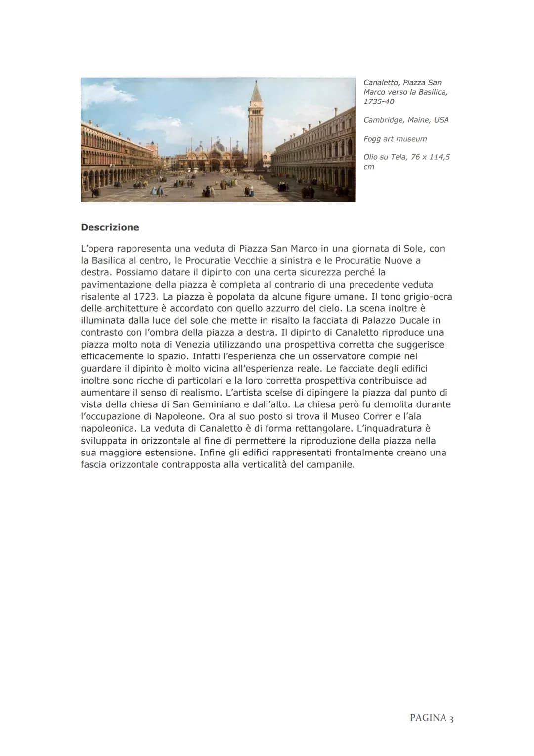 
<p>Giovanni Antonio Canal, conosciuto come Canaletto, è nato a Venezia il 17 ottobre 1697 da una famiglia borghese. Suo padre era uno sceno