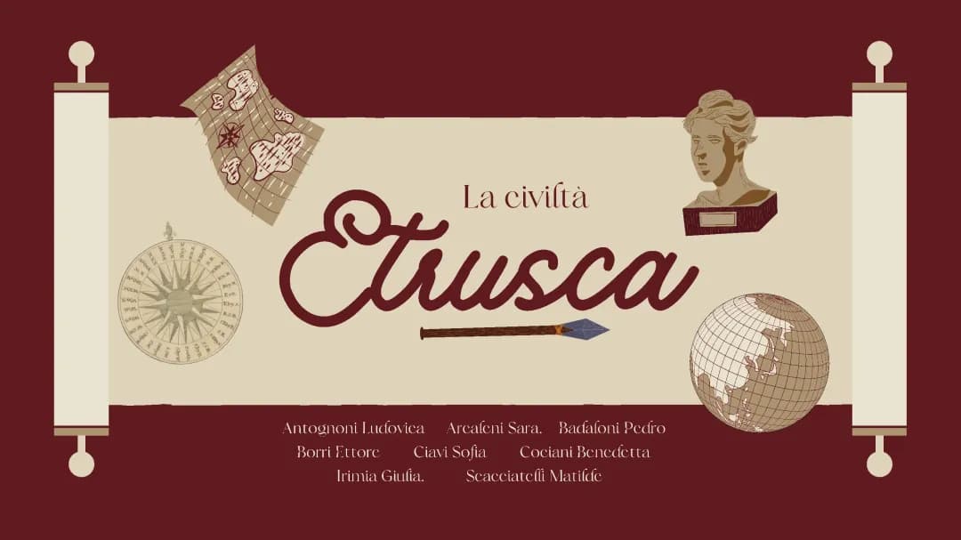 gli etruschi  
