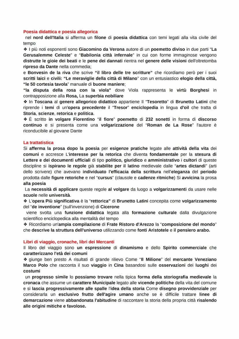 Storia della lingua e dei fenomeni letterari
Ragioni della diffusione del volgare letterario
In Italia è prodotta una svolta con l'utilizzo 