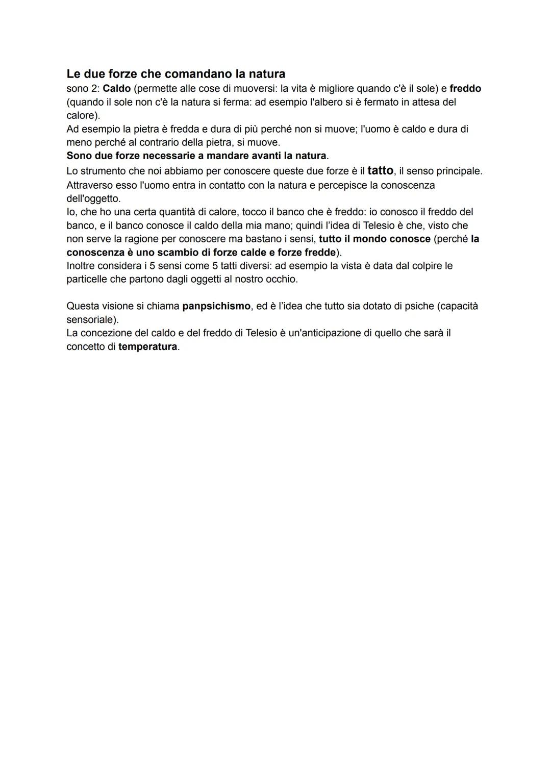 Filosofia del 1500
Gli studiosi che incontreremo adesso sono filosofi naturalisti (studieranno la natura
ripartendo da dove si era fermata -