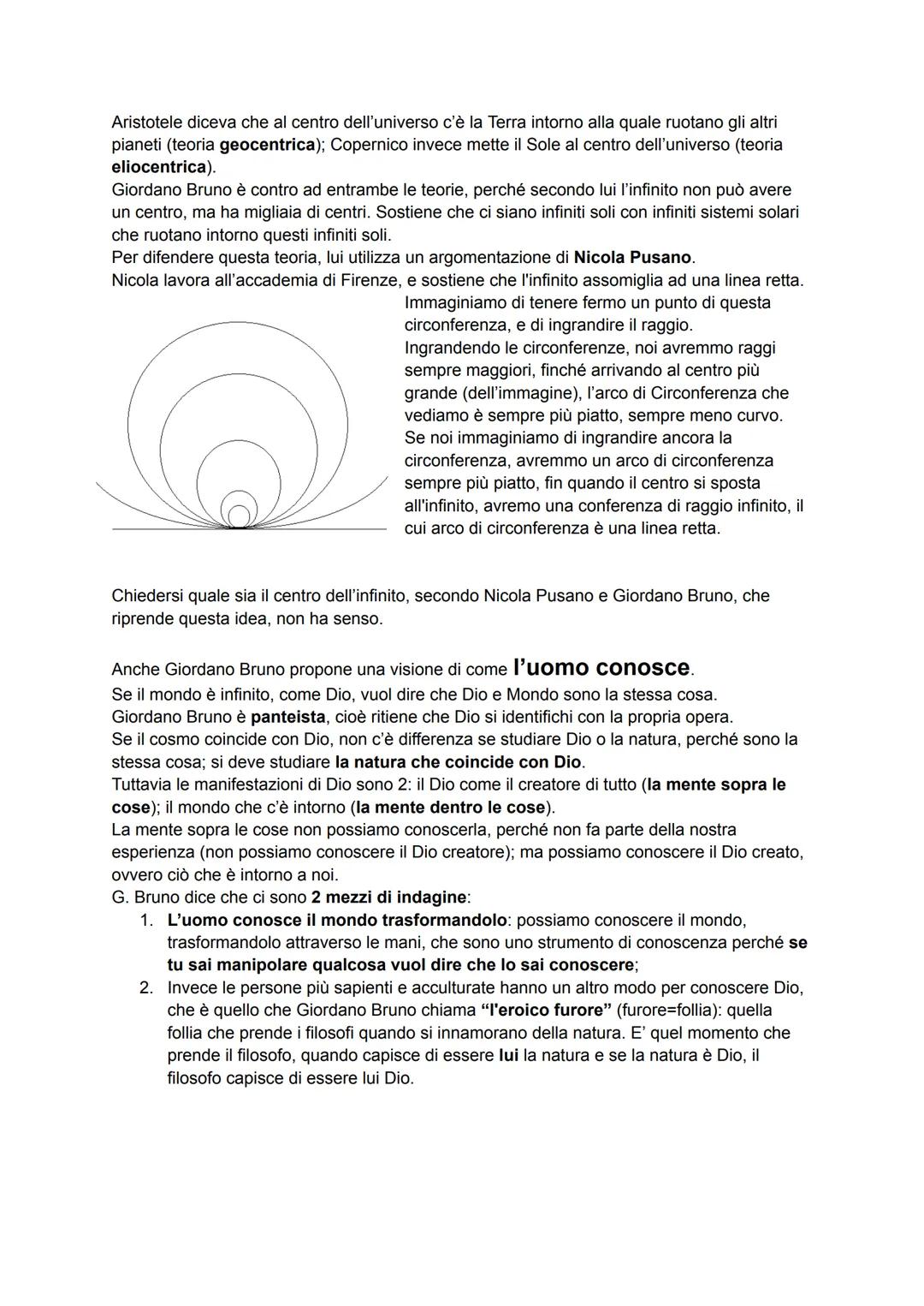 Filosofia del 1500
Gli studiosi che incontreremo adesso sono filosofi naturalisti (studieranno la natura
ripartendo da dove si era fermata -