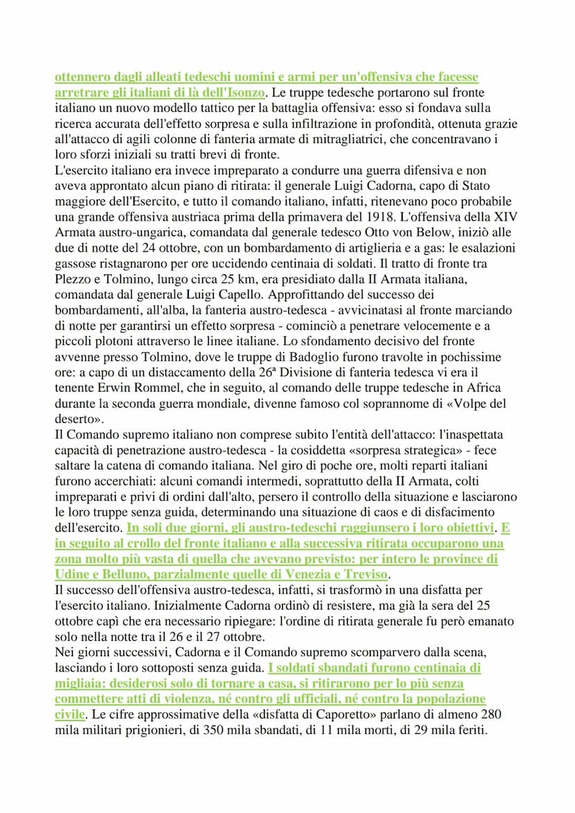 
<p>La prima guerra mondiale fu un conflitto che coinvolse le principali potenze e molte di quelle minori tra il 28 luglio 1914 e l'11 novem