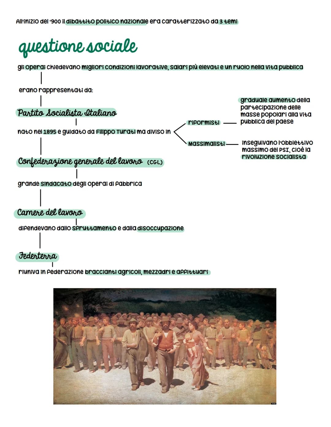 l'Italia durante la Belle Époque
tra il 1970 e il 1914 l'Italia ebbe uno sviluppo demografico ed economico
la popolazione italiana passò da 