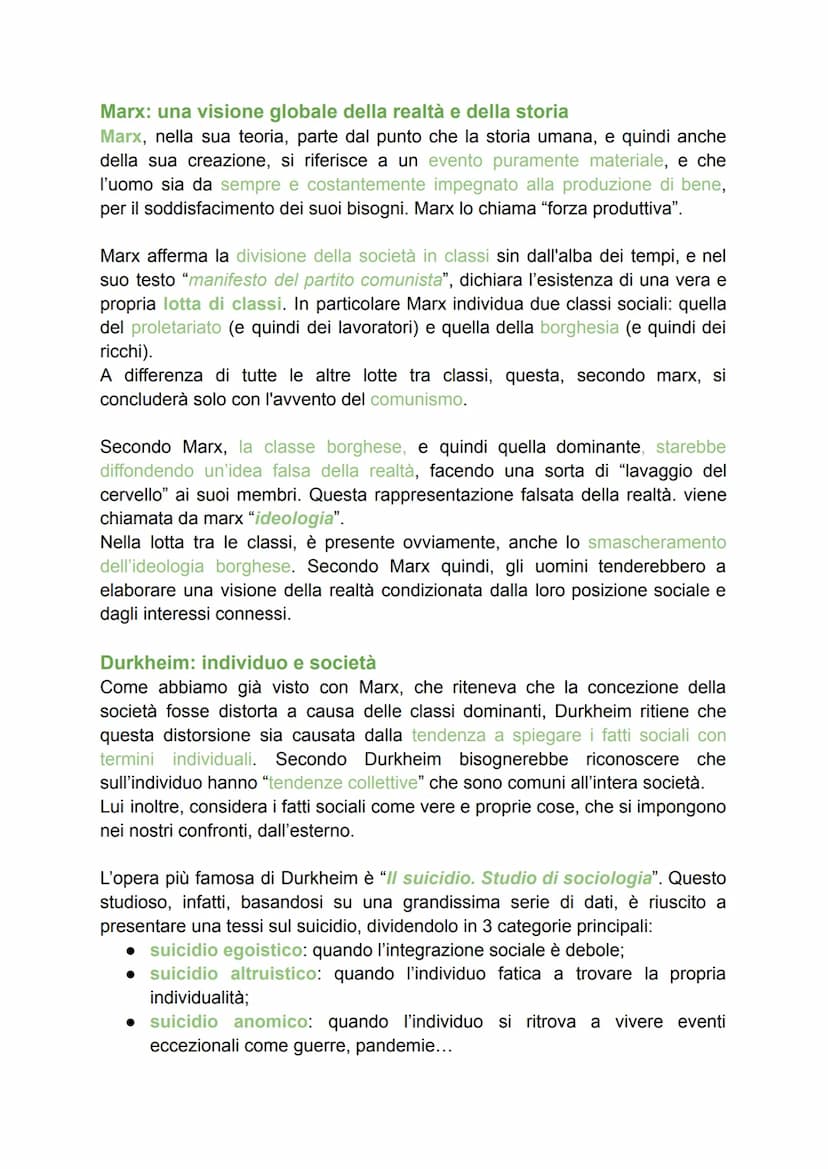 LA NASCITA DELLA SOCIOLOGIA: I "CLASSICI"
La nascita della disciplina
L'attenzione per la dimensione sociale dell'uomo all'interno della soc