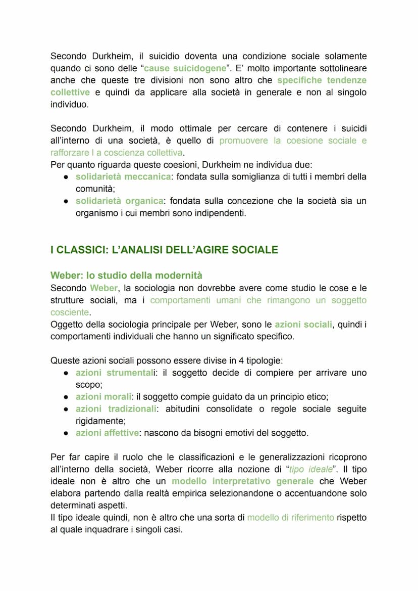 LA NASCITA DELLA SOCIOLOGIA: I "CLASSICI"
La nascita della disciplina
L'attenzione per la dimensione sociale dell'uomo all'interno della soc
