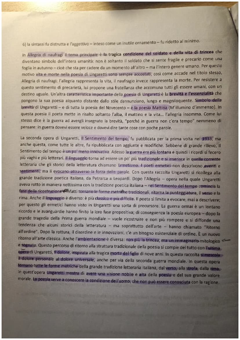 SIGNIFICATO DELL'ERMETISMO L'Ermetismo è una delle esperienza poetiche più importante del primo
Novecento ed ha apportato modifiche e innova