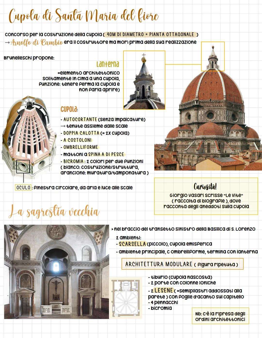 Brunelleschi •
Concorso del 1401
- indetto da mercanti per trovare l'uomo più degno
per realizzare le porte del Battistero di S. Giovanni
→ 