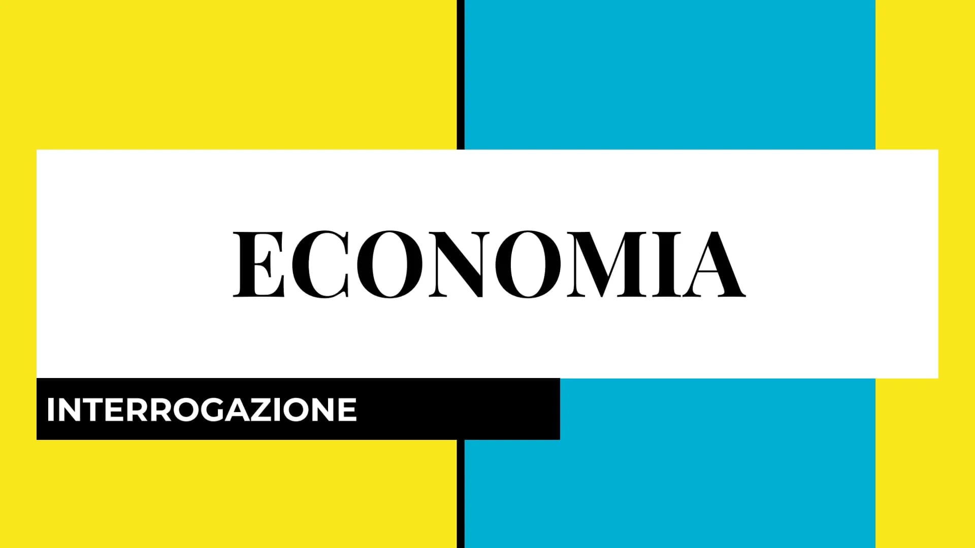 ECONOMIA
INTERROGAZIONE FATTURA
La fattura è il documento principale della compravendita, inoltre è obbligatorio che
prova l'esecuzione dell