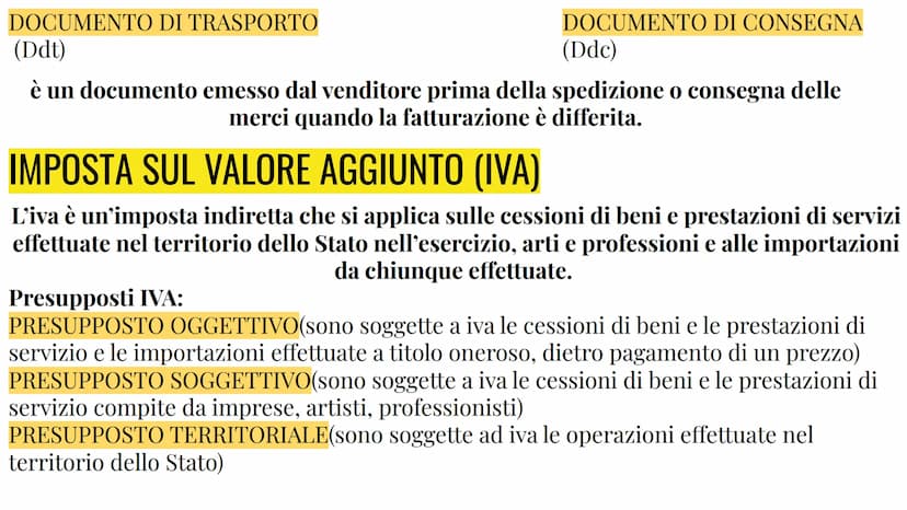 ECONOMIA
INTERROGAZIONE FATTURA
La fattura è il documento principale della compravendita, inoltre è obbligatorio che
prova l'esecuzione dell