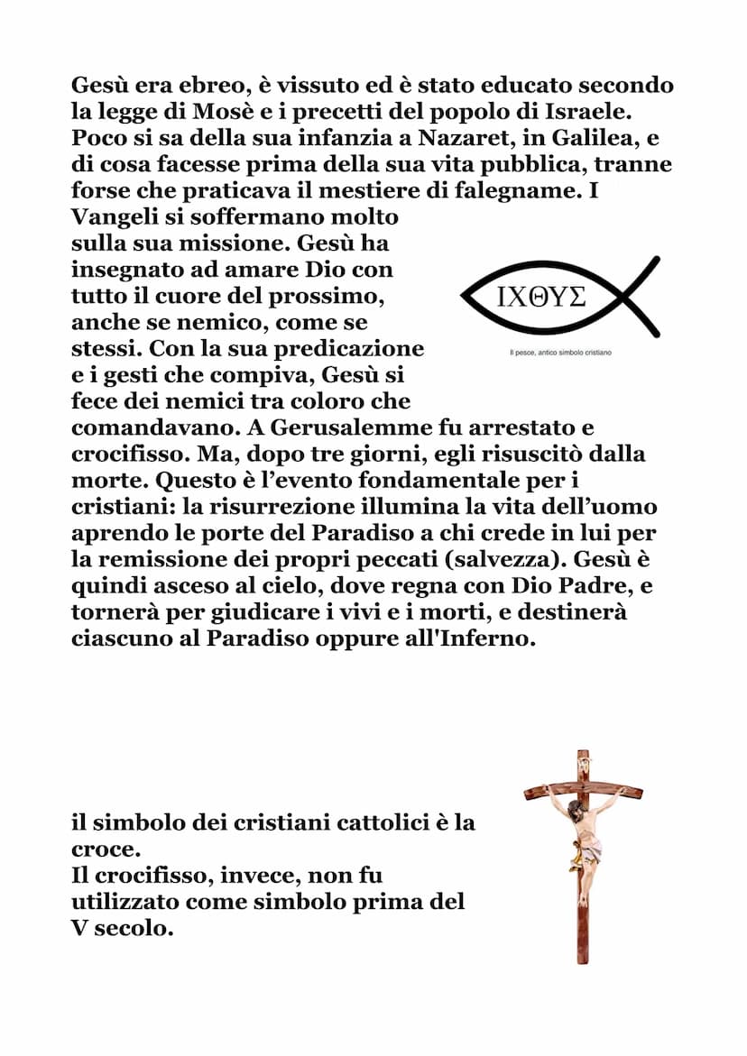 CRISTIANESIMO
Un po' di storia...
La religione Cristiana nasce nel I secolo e pian
piano diventa una religione molto importante.
E' la più d