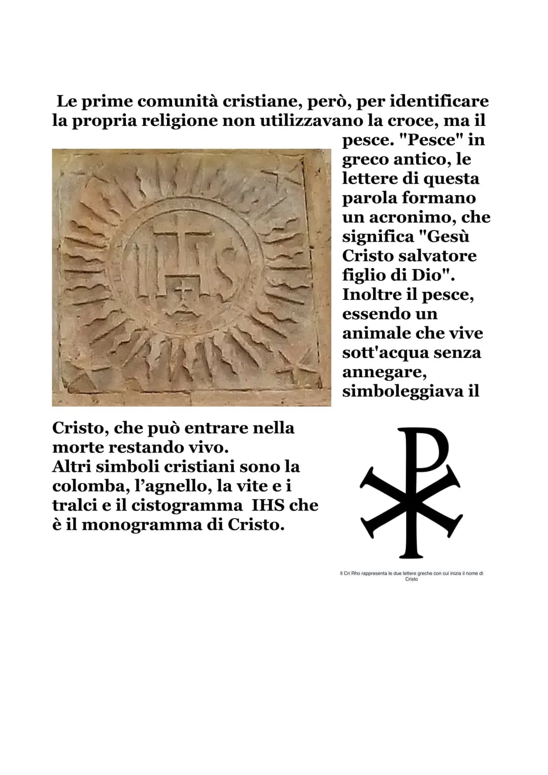CRISTIANESIMO
Un po' di storia...
La religione Cristiana nasce nel I secolo e pian
piano diventa una religione molto importante.
E' la più d