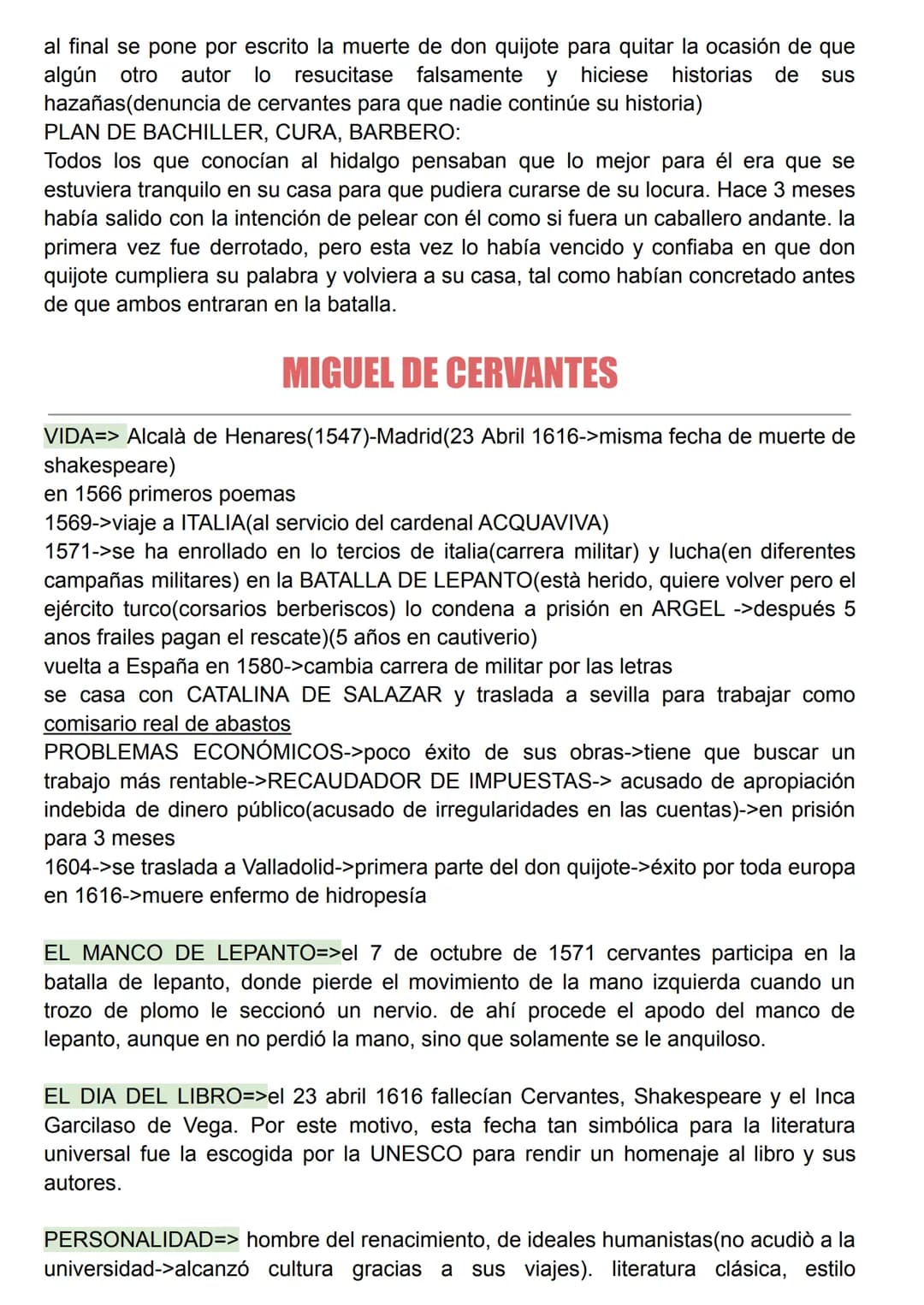 DON QUIJOTE
1° EDIZIONE->1605
2° EDIZIONE->1615
título original->el ingenioso hidalgo Don Quijote de la Mancha
hidalgo=noble de baja nobleza
