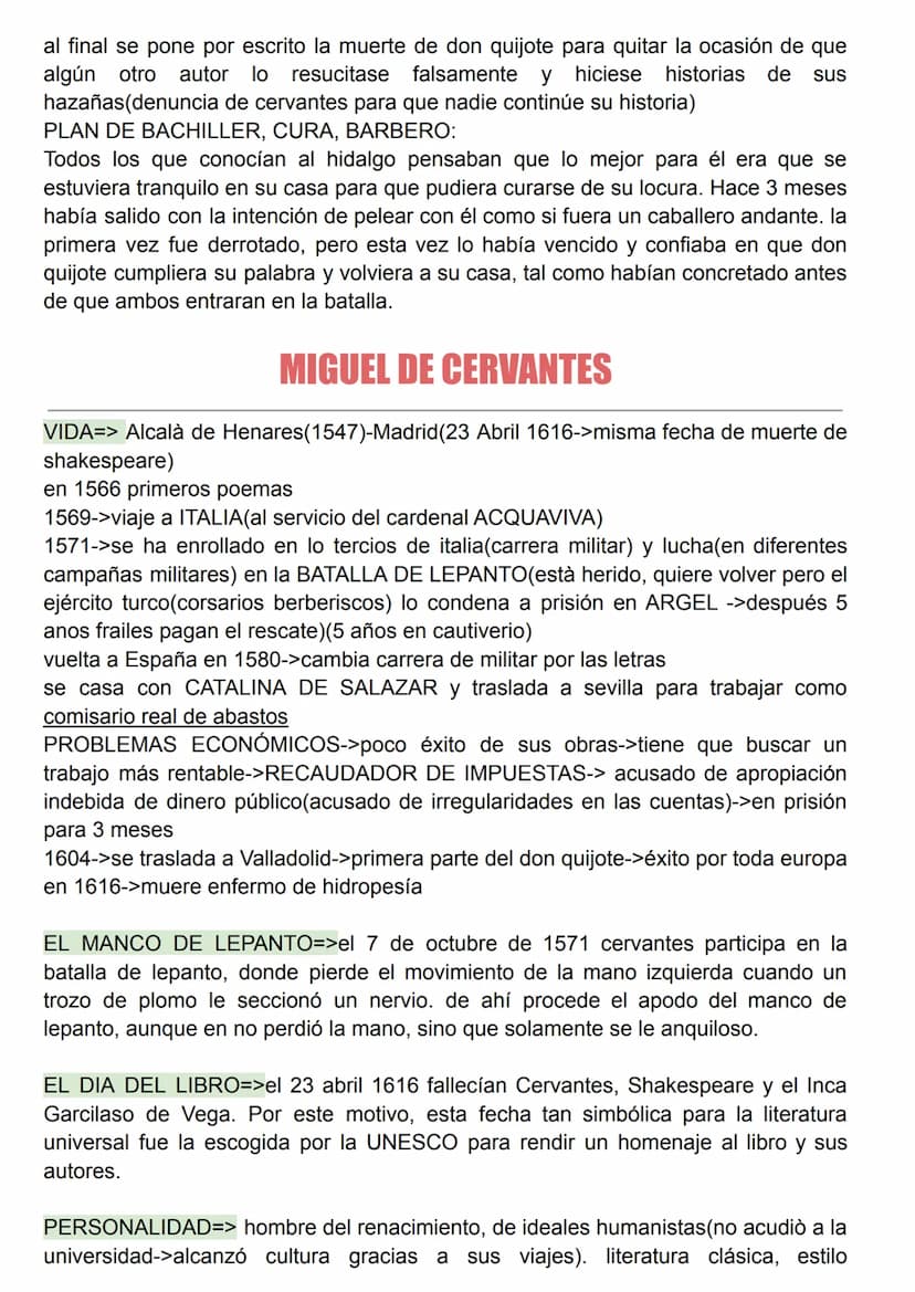 DON QUIJOTE
1° EDIZIONE->1605
2° EDIZIONE->1615
título original->el ingenioso hidalgo Don Quijote de la Mancha
hidalgo=noble de baja nobleza