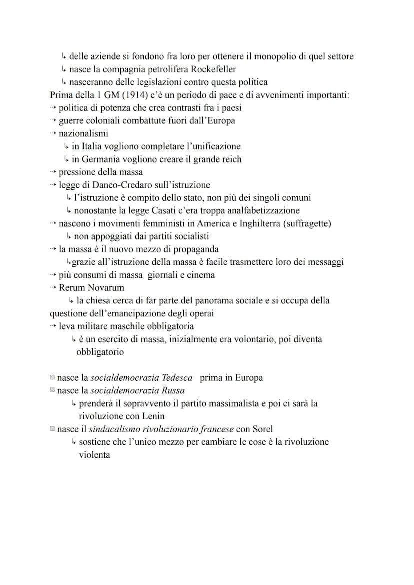 LA BELLE EPOQUE E L'AVVENTO
DELLA SOCIETA' DI MASSA
(1870-1914)
Nasce la società di massa
c'è grande ottimismo
è un periodo di pace dopo la 