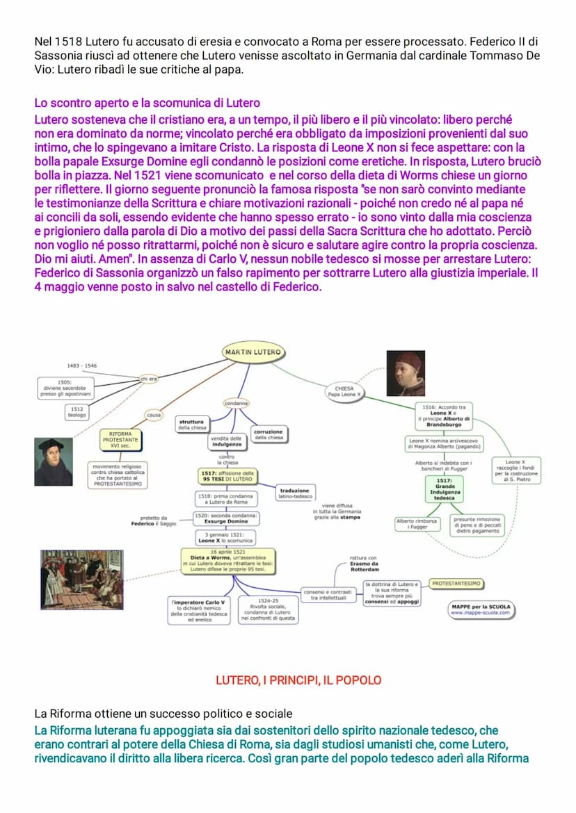 La riforma protestante
Definizione di riforma: dal verbo latino reformare, si intende modificare la forma di uno stato di
cose. Per forma no