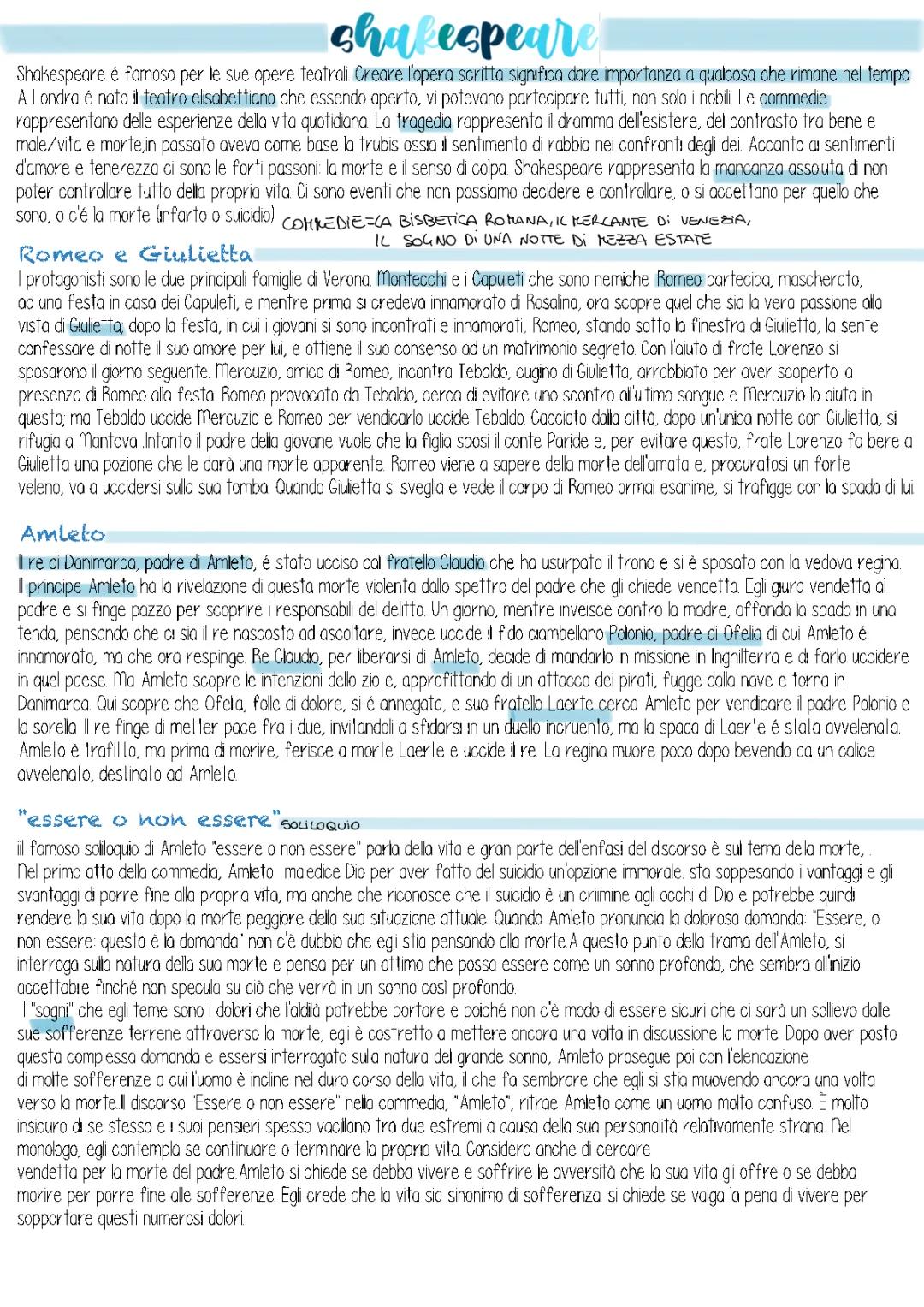 shakespeare, romeo e giulietta, amleto, essere o non essere, macbeth
