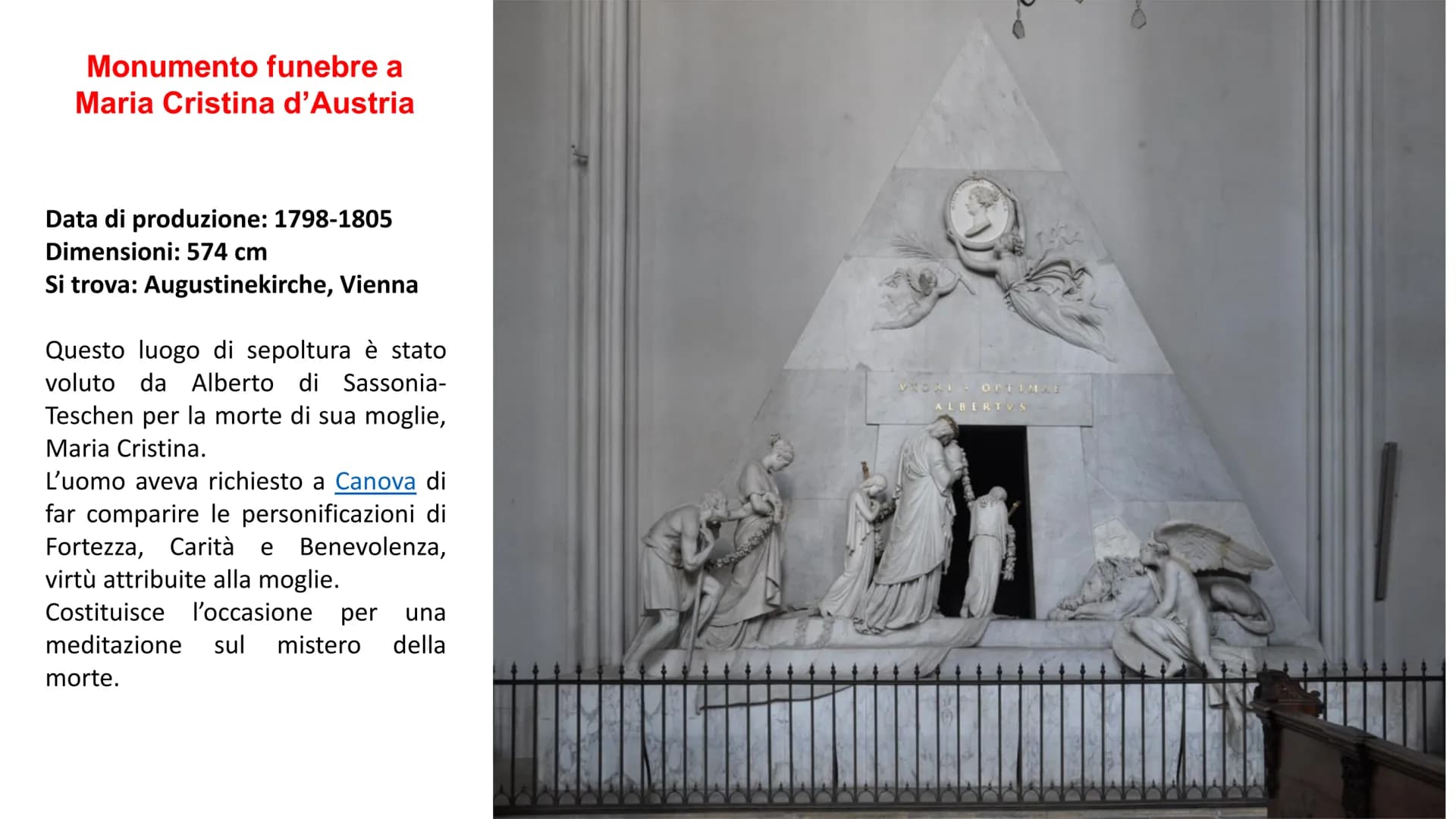 NEOCLASSICISMO NEOCLASSICISMO
▪ Movimento artistico che si sviluppa tra la seconda metà del '700 e l'inizio dell' '800
in reazione al Barocc