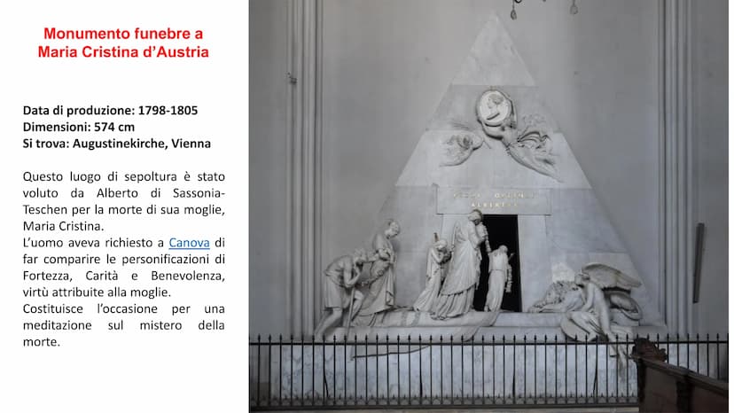NEOCLASSICISMO NEOCLASSICISMO
▪ Movimento artistico che si sviluppa tra la seconda metà del '700 e l'inizio dell' '800
in reazione al Barocc