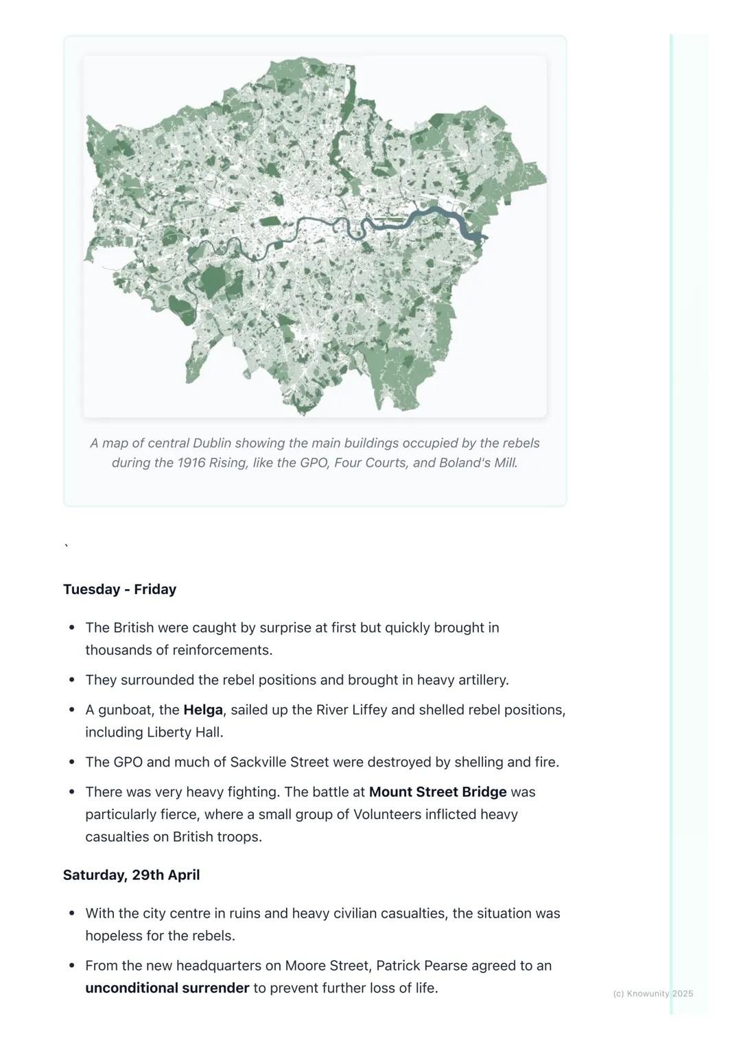 # The 1916 Easter Rising

The 1916 Easter Rising.

This was an armed insurrection in Ireland during Easter Week, April 1916. The
main goal w