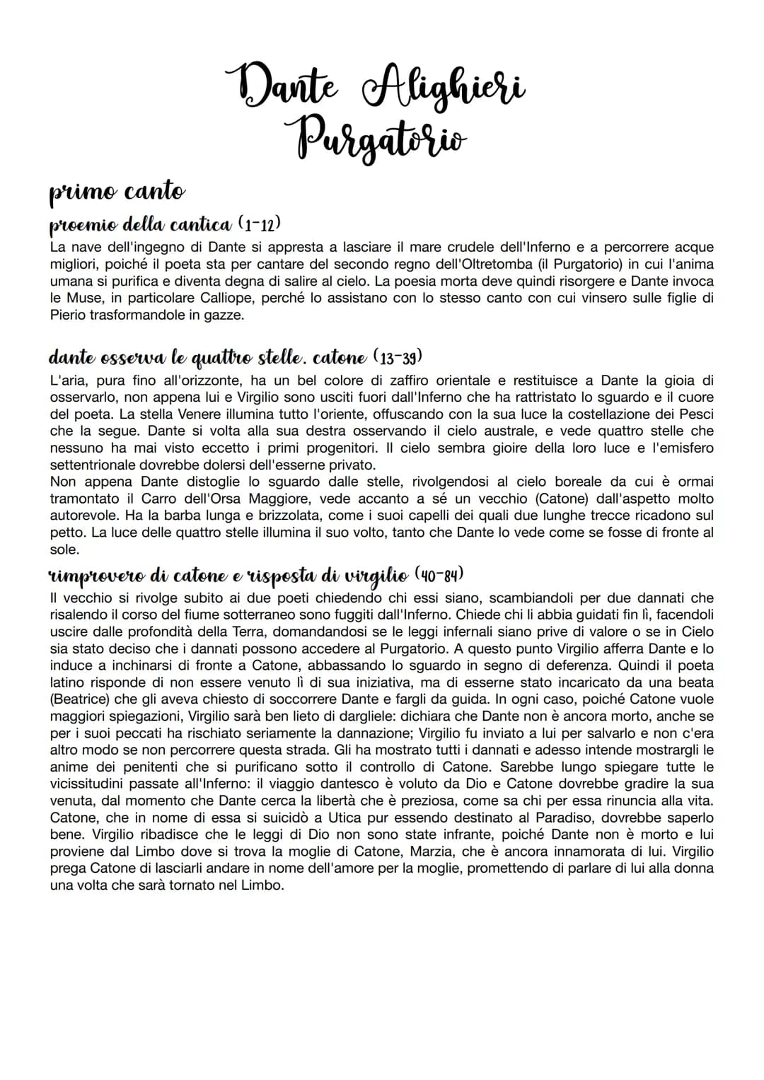 Dante Alighieri
Purgatorio
primo canto
proemio della cantica (1-12)
La nave dell'ingegno di Dante si appresta a lasciare il mare crudele del