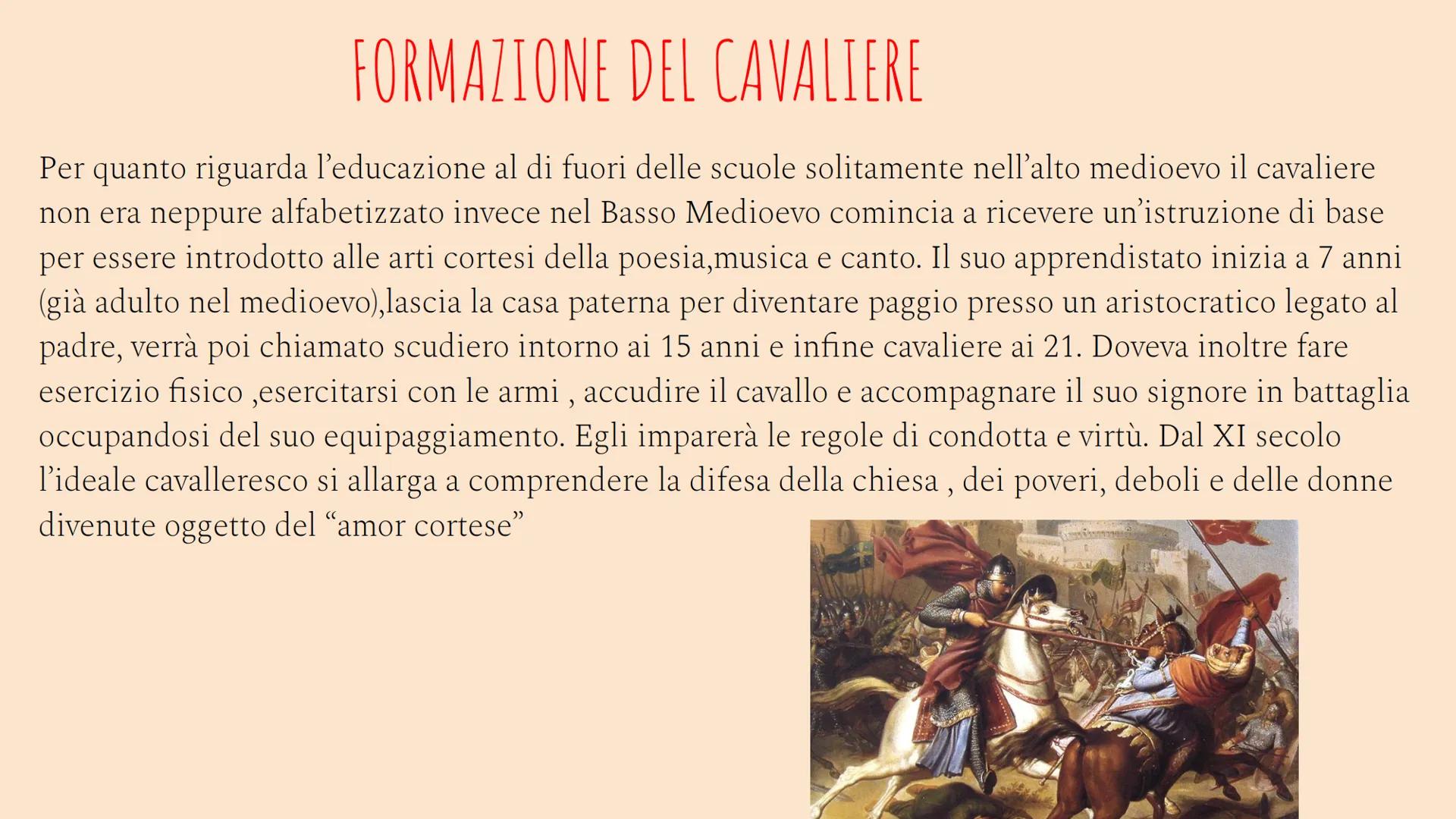 L'EDUCAZIONE
NEL BASSO MEDIOEVO
DAL X-XV SECOLO LO SCENARIO DOPO L'ANNO MILLE
A partire dall'anno mille, l'Europa attraversa una fase di
rin