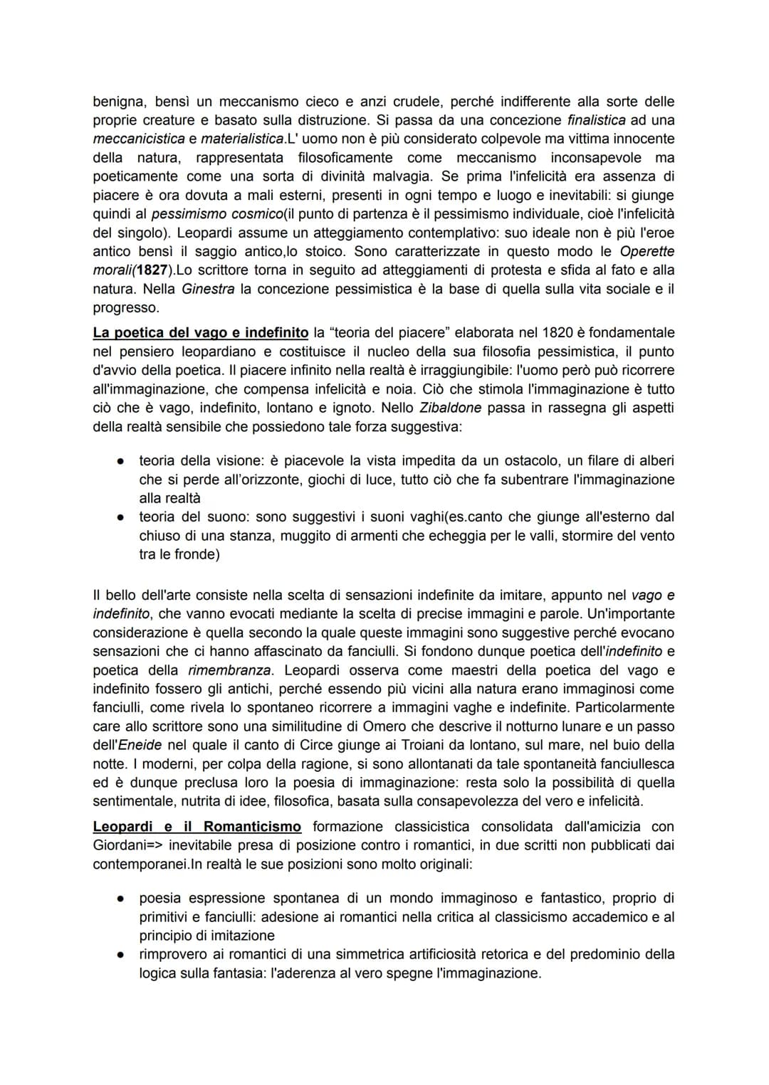 RIASSUNTO DEL PROGRAMMA DI ITALIANO
LEOPARDI, Giacomo (Recanati 1798-Napoli 1837)
Vita nasce nello Stato pontificio, tra i più arretrati d'I