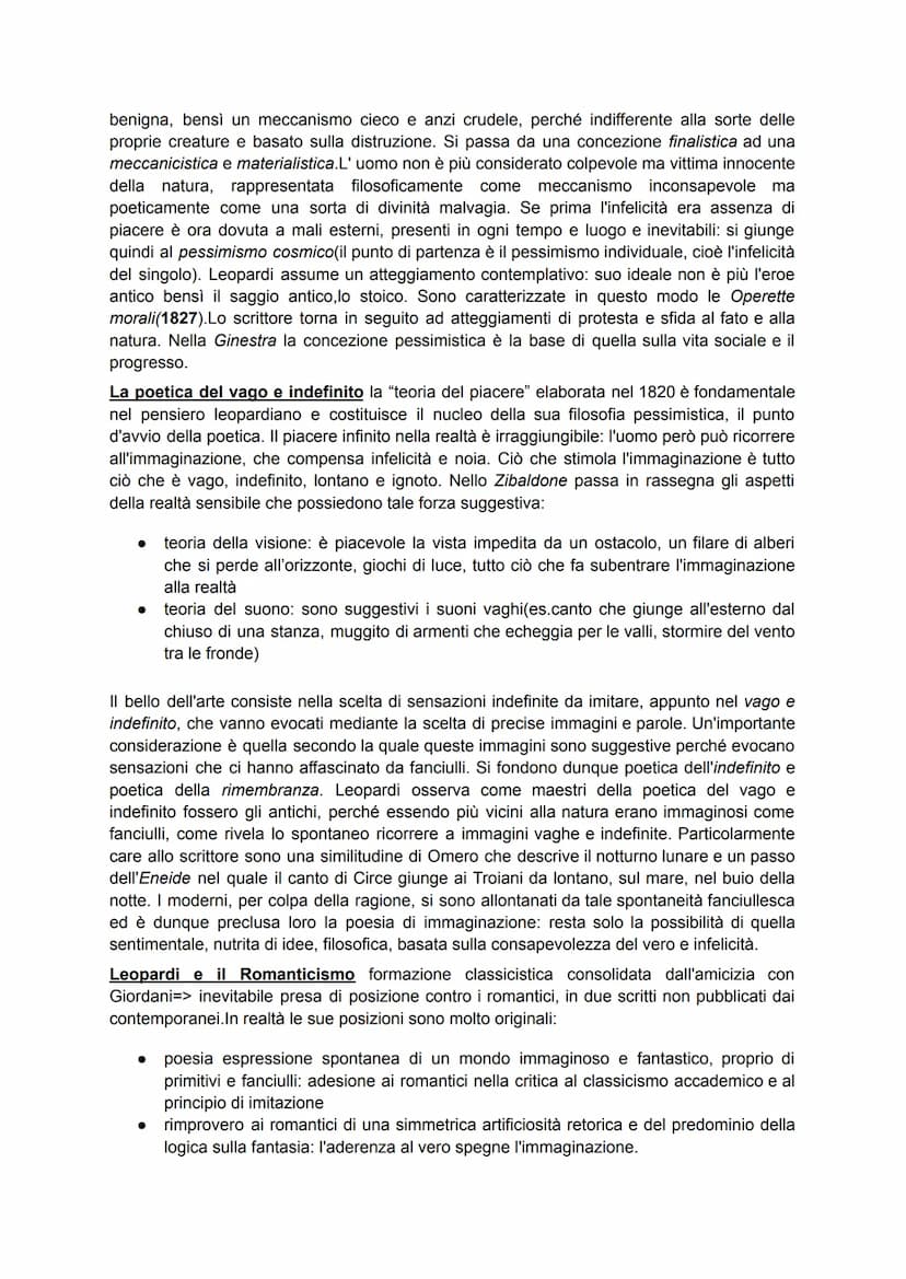RIASSUNTO DEL PROGRAMMA DI ITALIANO
LEOPARDI, Giacomo (Recanati 1798-Napoli 1837)
Vita nasce nello Stato pontificio, tra i più arretrati d'I