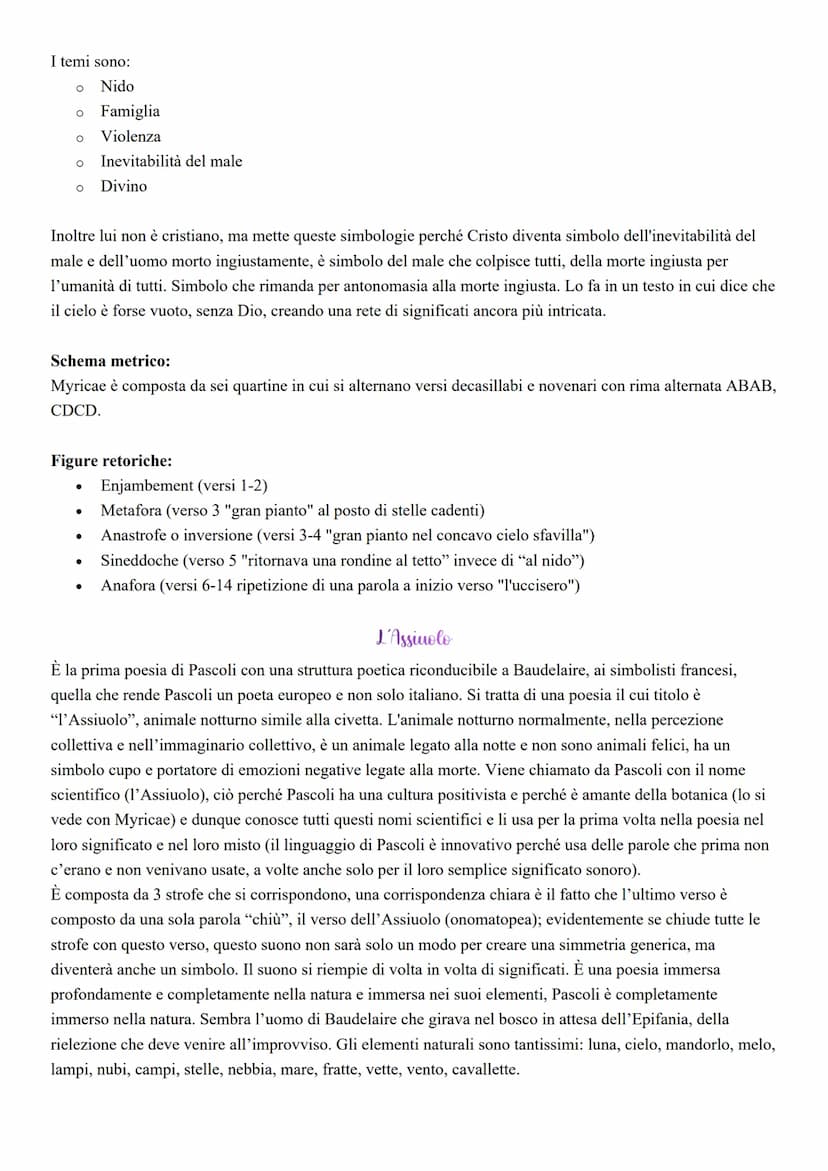 Il linguaggio
A studiare il linguaggio di Pascoli è stato Contini (uno dei più importanti critici della letteratura italiana),
che a proposi