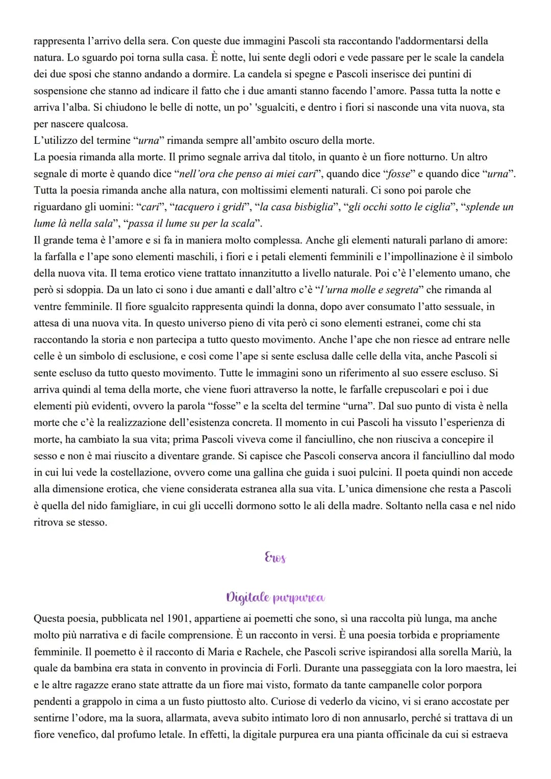 Il linguaggio
A studiare il linguaggio di Pascoli è stato Contini (uno dei più importanti critici della letteratura italiana),
che a proposi