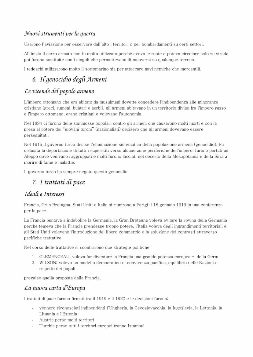 Unità 3
La Prima Guerra Mondiale
1. Le cause e l'inizio della guerra
Le Cause Politiche
Le cause della Prima guerra mondiale (1914-1918) fur