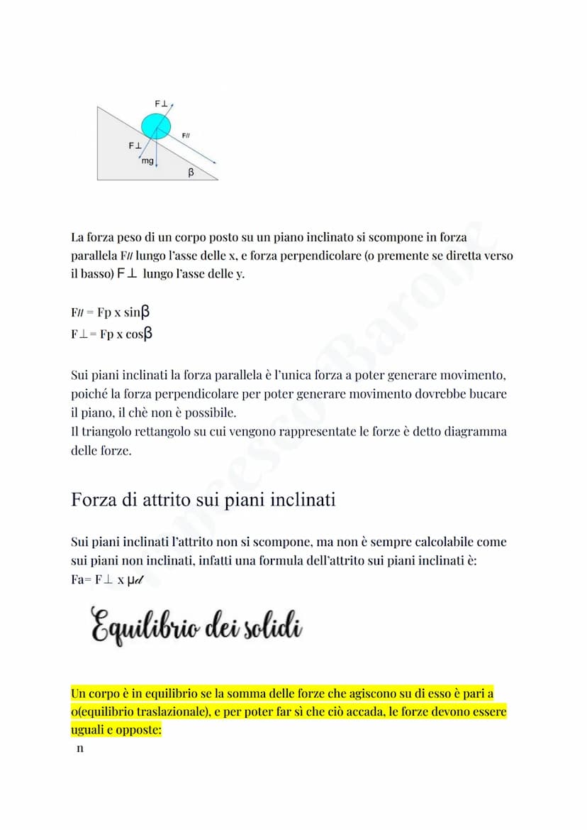 Forze
Iniziamo definendo il concetto di forza:
La forza è quella grandezza vettoriale la cui definizione la si ha partendo dal
verificare i 
