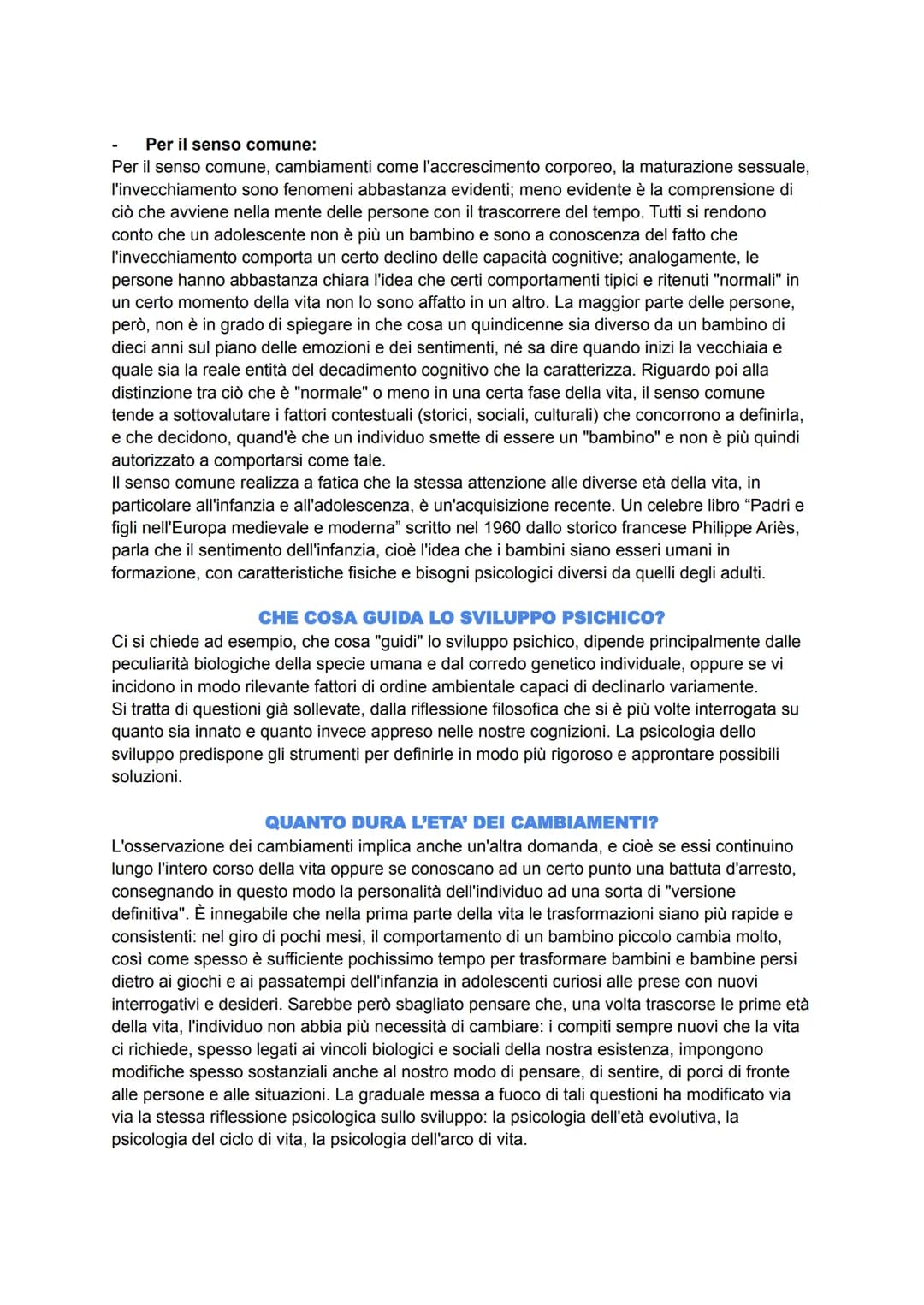 LE DIVERSE AREE DI RICERCA
Per lo psicologo il concetto di "comportamento" è legato, oltre che al suo orientamento
teorico, anche alla sua c