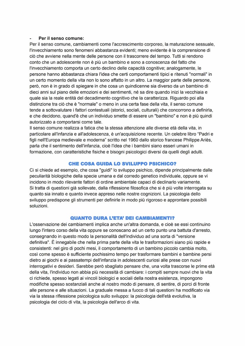 LE DIVERSE AREE DI RICERCA
Per lo psicologo il concetto di "comportamento" è legato, oltre che al suo orientamento
teorico, anche alla sua c
