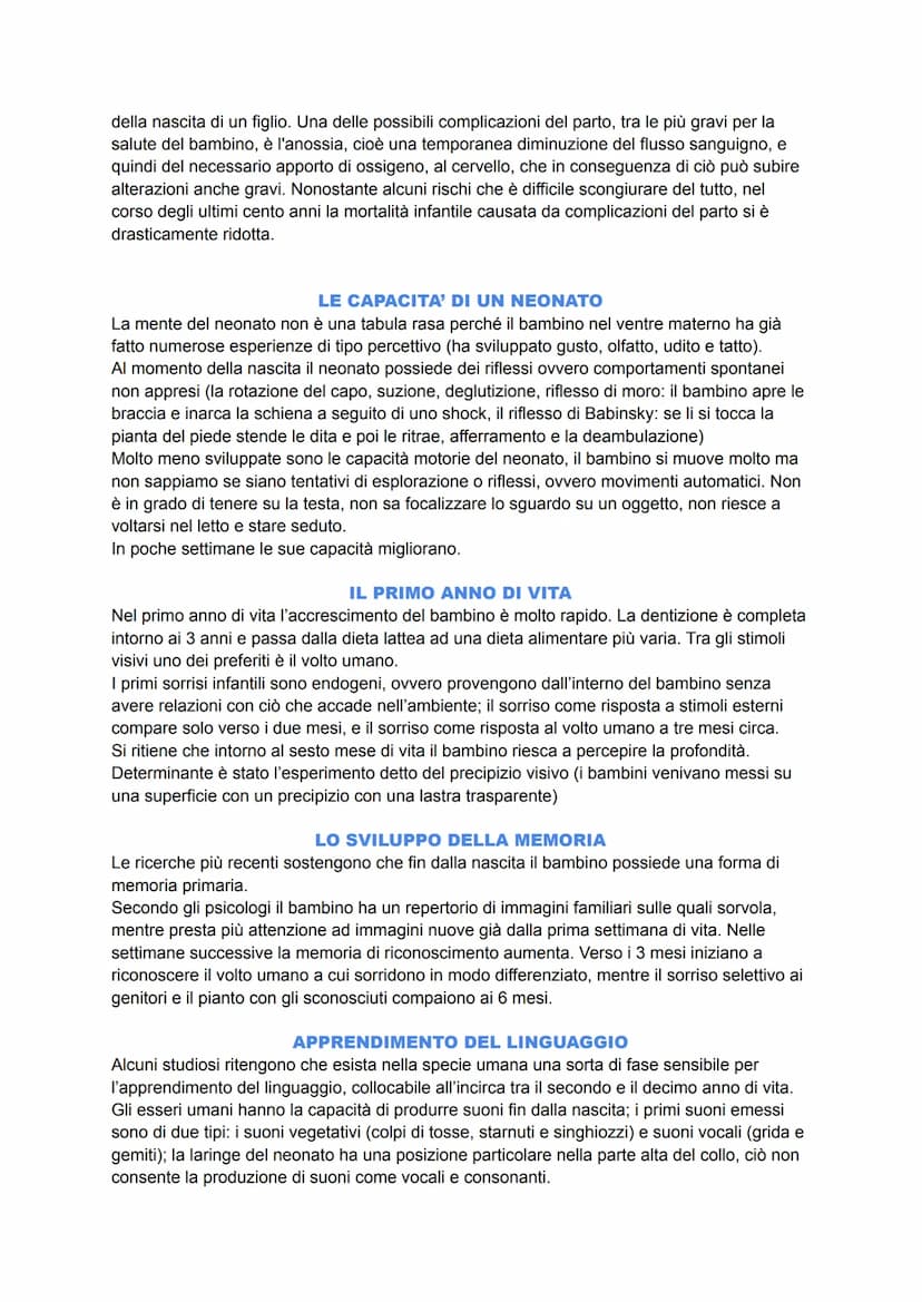LE DIVERSE AREE DI RICERCA
Per lo psicologo il concetto di "comportamento" è legato, oltre che al suo orientamento
teorico, anche alla sua c