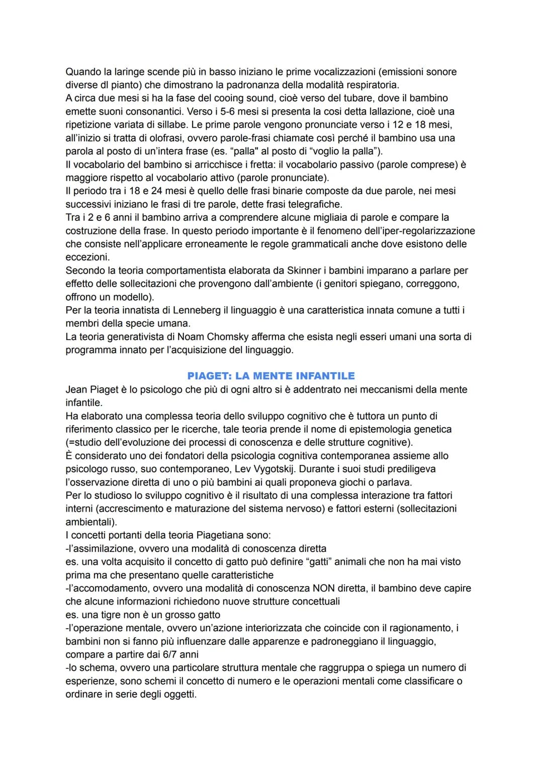 LE DIVERSE AREE DI RICERCA
Per lo psicologo il concetto di "comportamento" è legato, oltre che al suo orientamento
teorico, anche alla sua c