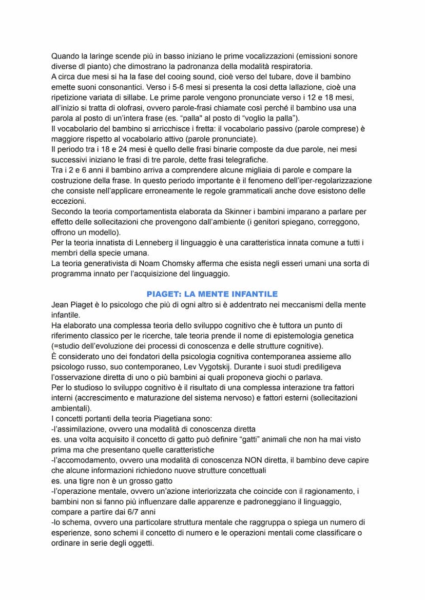 LE DIVERSE AREE DI RICERCA
Per lo psicologo il concetto di "comportamento" è legato, oltre che al suo orientamento
teorico, anche alla sua c
