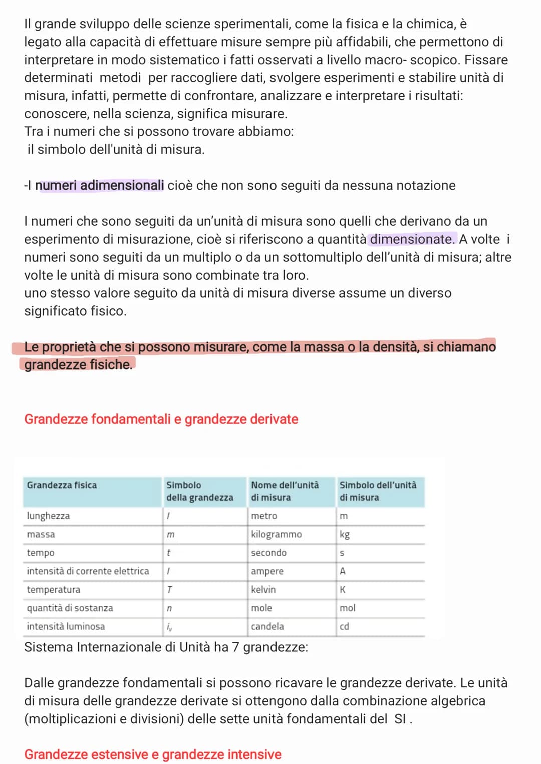 Il grande sviluppo delle scienze sperimentali, come la fisica e la chimica, è
legato alla capacità di effettuare misure sempre più affidabil