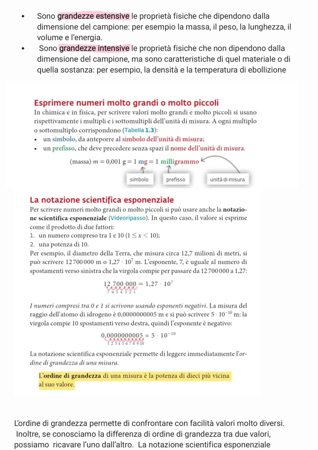 Il grande sviluppo delle scienze sperimentali, come la fisica e la chimica, è
legato alla capacità di effettuare misure sempre più affidabil